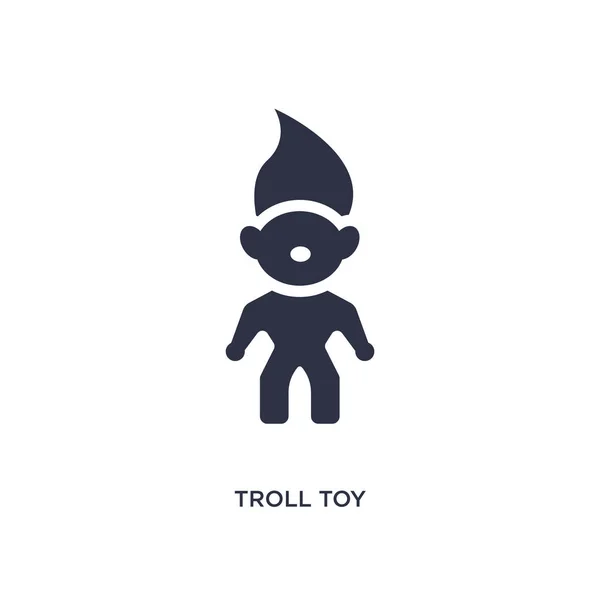 Ícone Brinquedo Troll Ilustração Elemento Simples Conceito Brinquedos Troll Brinquedo — Vetor de Stock