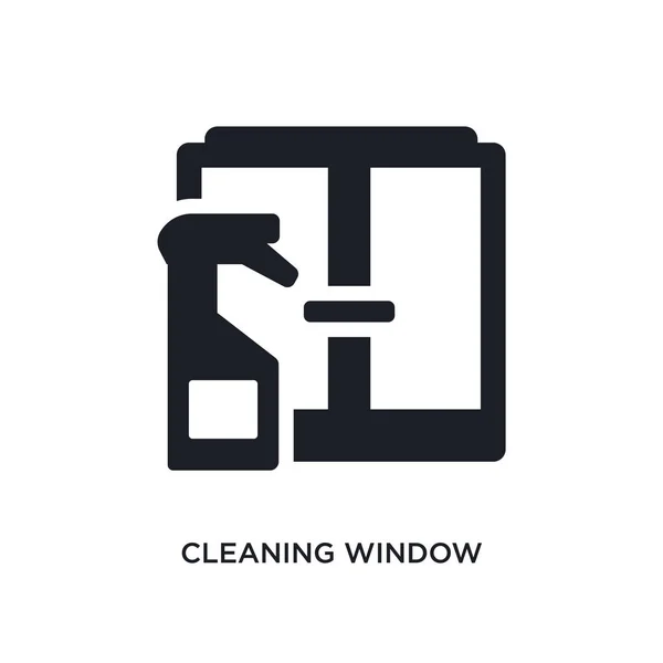Καθαρισμός παράθυρο απομονωμένες εικονίδιο. απλό στοιχείο εικονογράφηση από — Διανυσματικό Αρχείο