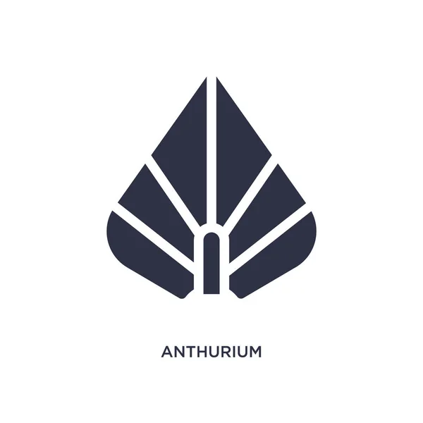 Anthurium Icoon Eenvoudige Element Illustratie Van Aard Concept Anthurium Bewerkbare — Stockvector