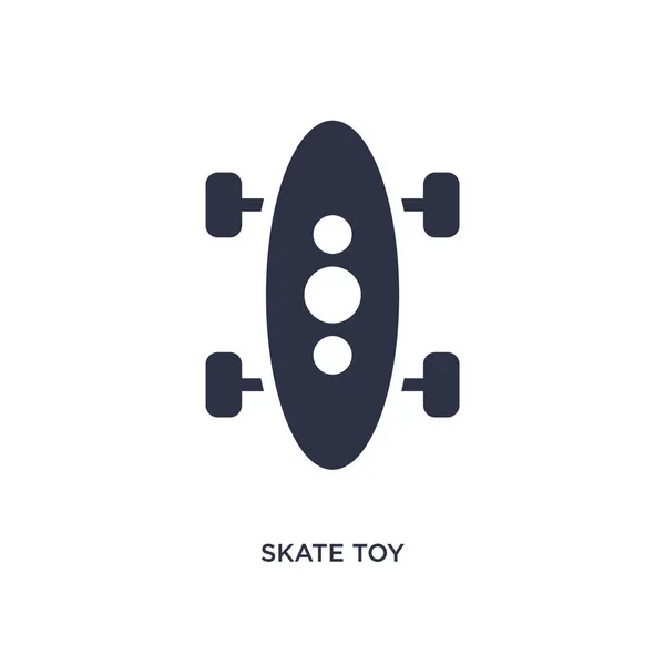 Skate Toy Icon Simple Element Illustration Toys Concept Skate Toy — Stock Vector