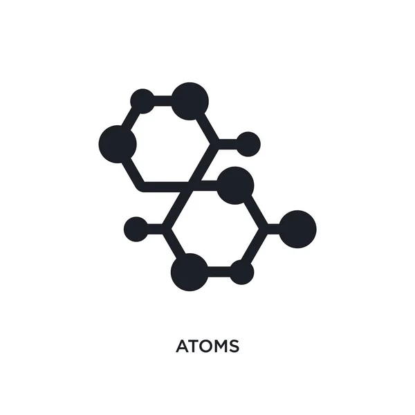 Atomen Geïsoleerde Pictogram Eenvoudig Element Met Illustratie Uit Wetenschap Concept — Stockvector