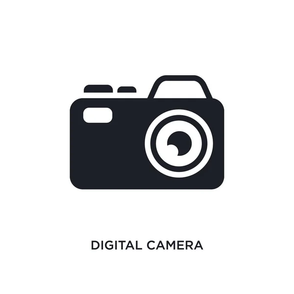 Digital camera isolated icon. simple element illustration from e — Stock Vector