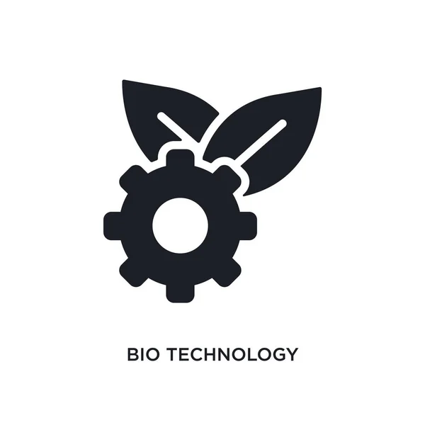 Bio ikona na białym tle technologii. prosty element ilustracja z g — Wektor stockowy