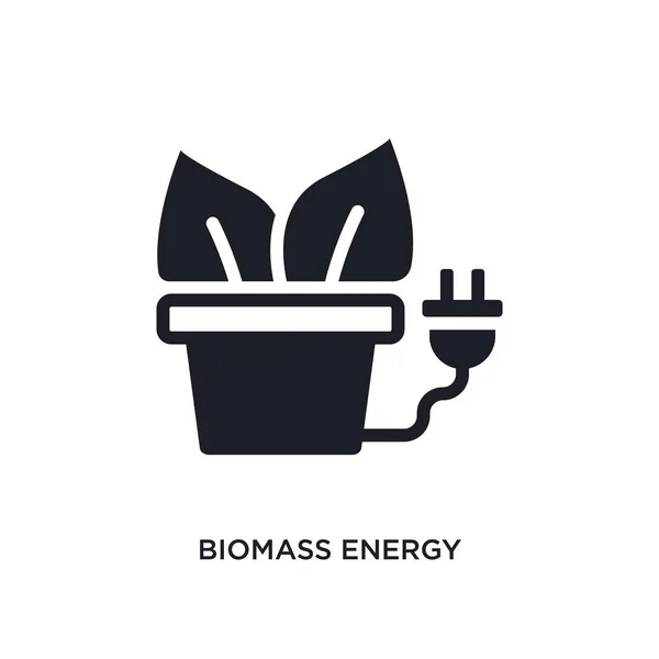 バイオマス エネルギー分離アイコン。g からの単純な要素の図 — ストックベクタ