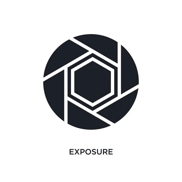 Exposure Isolated Icon Simple Element Illustration Photography Concept Icons Exposure — Stock Vector