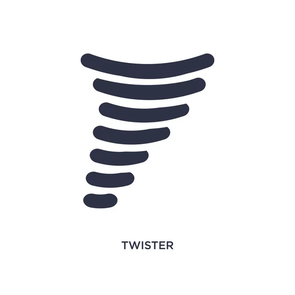 Twister Symbol Einfache Elementillustration Aus Meteorologischem Konzept Twister Editierbares Symboldesign — Stockvektor