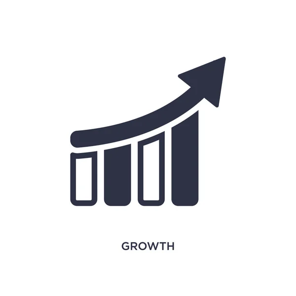 Wachstum Isoliert Symbol Einfache Elementillustration Aus Dem Strategiekonzept Wachstum Editierbares — Stockvektor