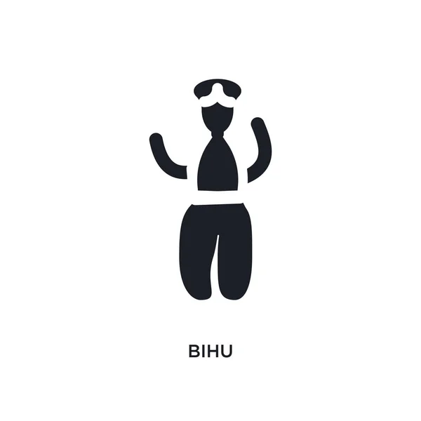 Bihu ikona na białym tle. prosty element ilustracja z Indii koncer — Wektor stockowy