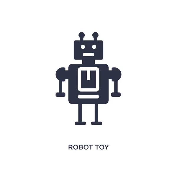 Ícone Brinquedo Robô Ilustração Elemento Simples Conceito Brinquedos Design Símbolo — Vetor de Stock