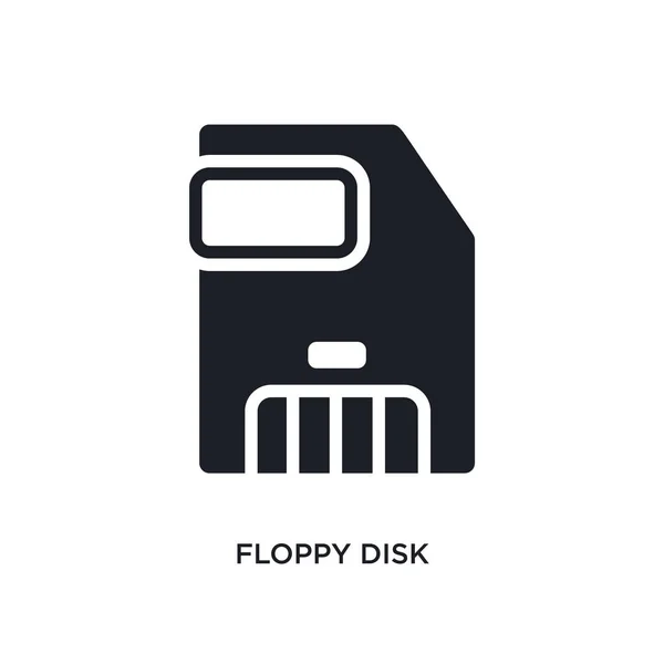 Geïsoleerde pictogram van de diskette. eenvoudig element met de illustratie uit elec — Stockvector