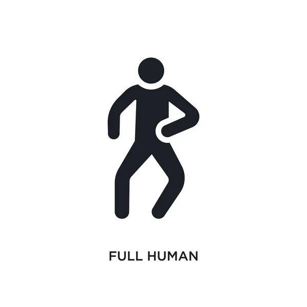 Volledige menselijke geïsoleerde pictogram. eenvoudig element met de afbeelding van feeli — Stockvector