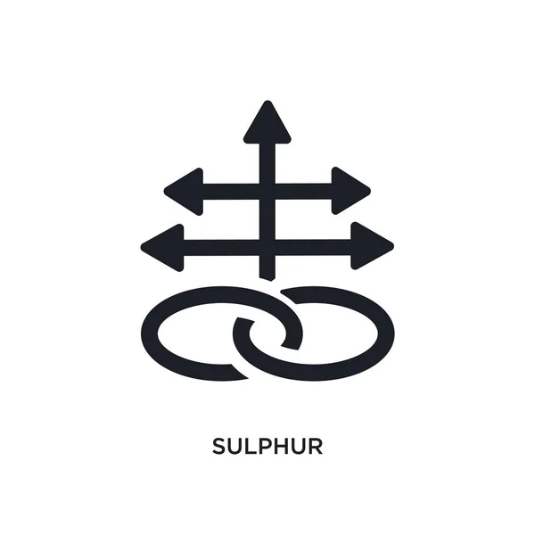 Sulphur Isolated Icon Simple Element Illustration Zodiac Concept Icons Sulphur — Stock Vector
