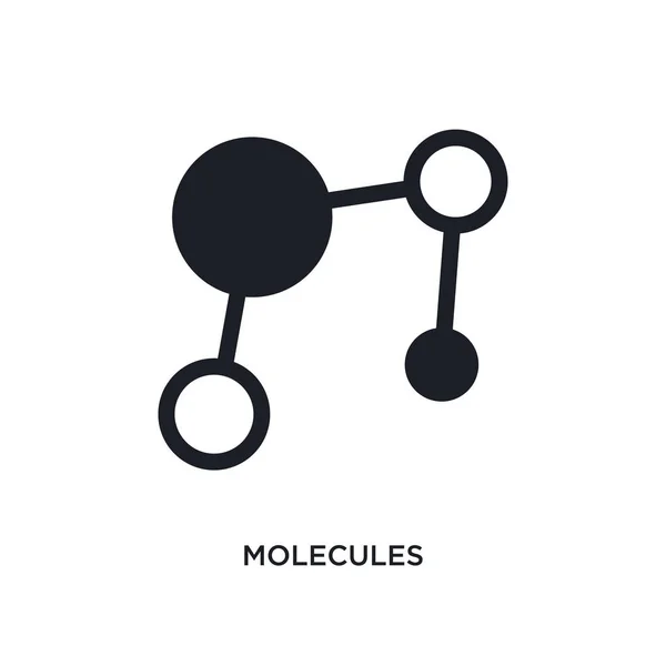 Moléculas Aisladas Icono Ilustración Elementos Simples Los Iconos Del Concepto — Archivo Imágenes Vectoriales