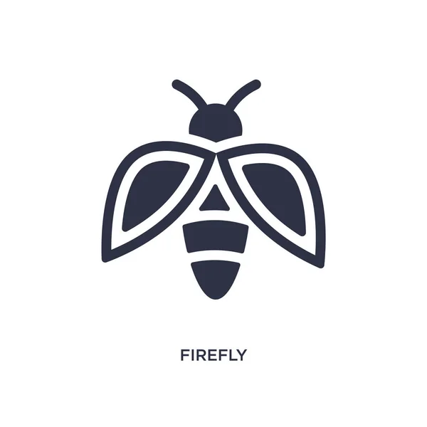 Firefly ikona na białym tle. Prosty element ilustracja fr — Wektor stockowy