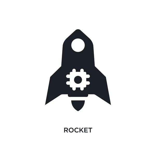 Rocket Isolated Icon Simple Element Illustration Artificial Intelligence Concept Icons — Stock Vector