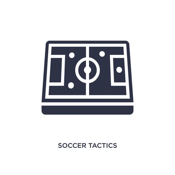 Icono Del Diagrama Tácticas Fútbol Ilustración Sencilla Del Concepto Productividad — Vector de stock