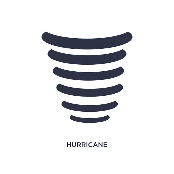 Hurricane Icon Simple Element Illustration Meteorology Concept Hurricane Editable Symbol — Stock Vector