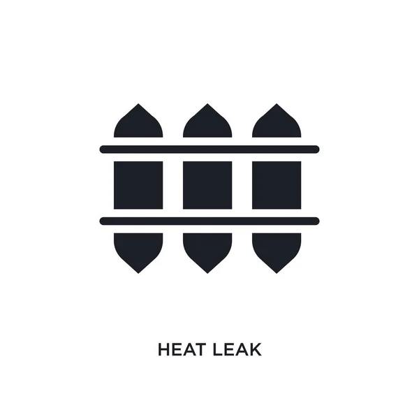 Heat Leak Isolated Icon Simple Element Illustration Smart Home Concept — Stock Vector