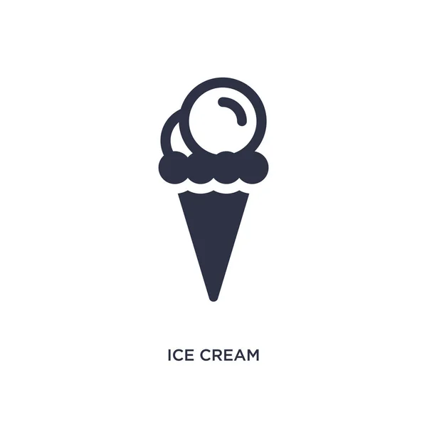 Ice Cream Geïsoleerde Icoon Eenvoudige Element Illustratie Van Brazilia Concept — Stockvector