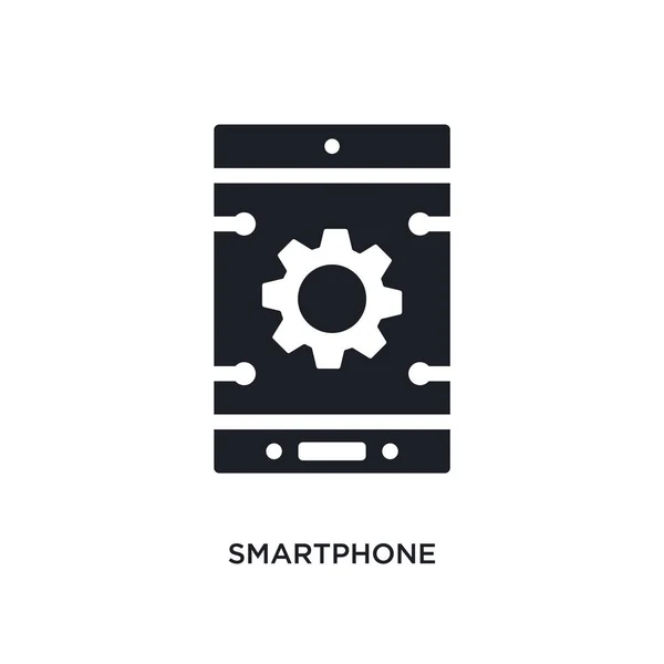 Μεμονωμένο Εικονίδιο Smartphone Απλό Στοιχείο Εικονογράφηση Από Τεχνητή Νοημοσύνη Έννοια — Διανυσματικό Αρχείο