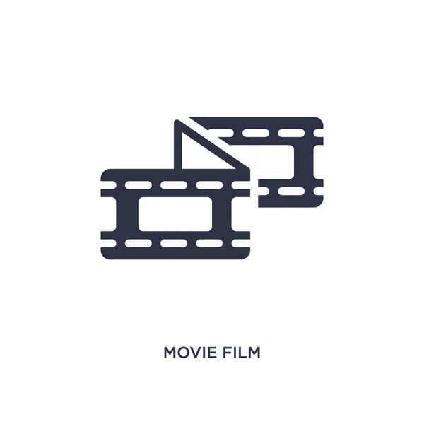 Film Film Isolé Icône Illustration Simple Concept Cinéma Film Film — Image vectorielle