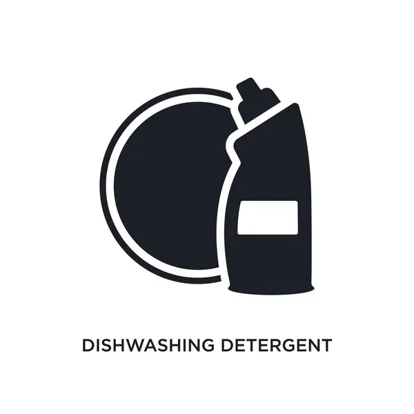 Detergente de louça ícone isolado. ilustração elemento simples — Vetor de Stock