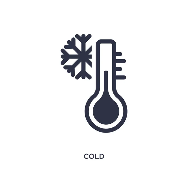Icono Aislado Frío Elemento Simple Ilustración Del Concepto Del Tiempo — Vector de stock