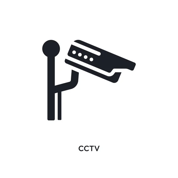Cctv 分離アイコン Electrian の接続概念アイコンから単純な要素の図 Cctv 白い背景の上記号シンボル デザインを編集可能なロゴ Web とモバイルを利用すること — ストックベクタ