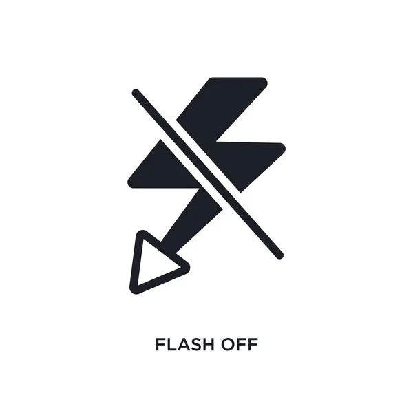 Flash off isolated icon. simple element illustration from electr — Stock Vector