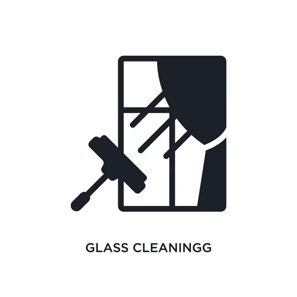 Üveg Cleaningg Elszigetelt Ikonra Egyszerű Elem Illusztráció Takarítás Koncepció Ikonok — Stock Vector