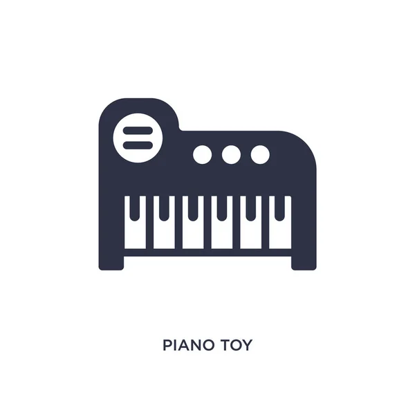 Piano Leksak Ikon Enkelt Element Illustration Från Leksaks Konceptet Piano — Stock vektor