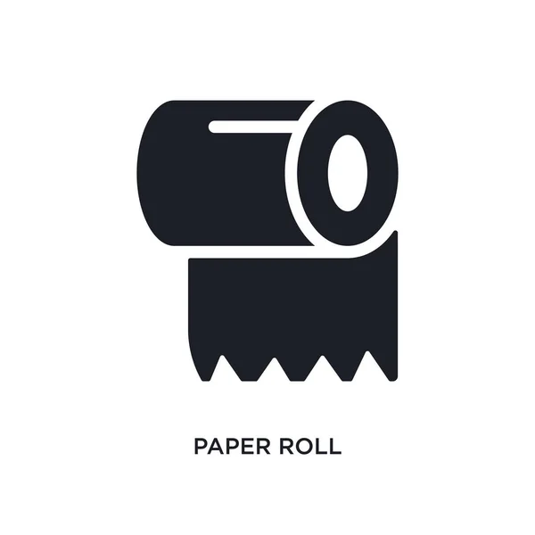 Rolo de papel ícone isolado. ilustração elemento simples de limpo —  Vetores de Stock