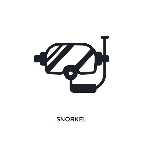 Snorkel icono aislado. ilustración simple elemento de náutica — Vector de stock