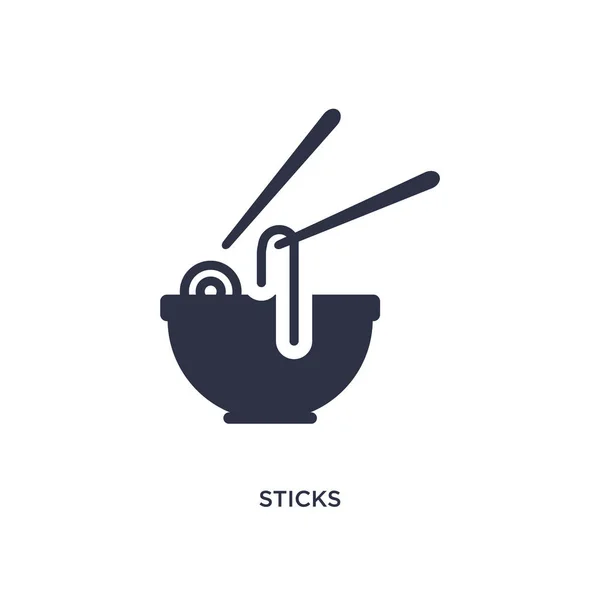 Sticks Ikone Isoliert Einfache Elementillustration Aus Dem Asiatischen Konzept Sticks — Stockvektor