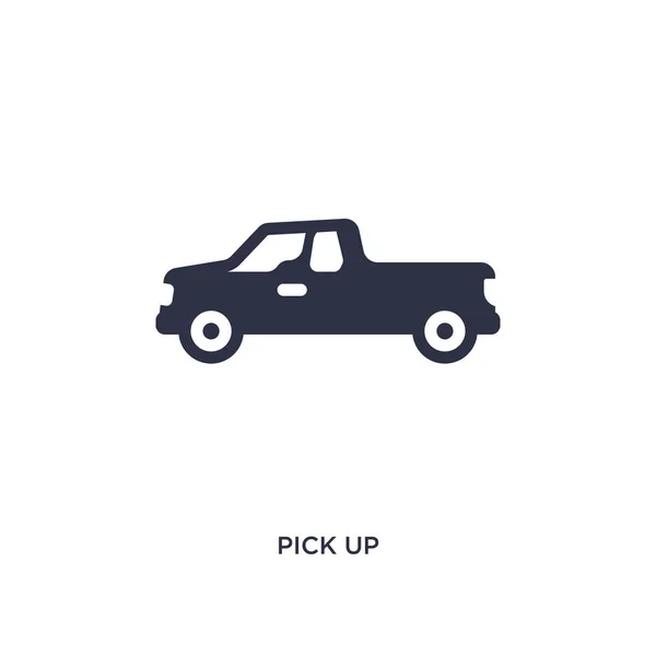 Pickup-Symbol auf weißem Hintergrund. einfaches Element Illustration fr — Stockvektor