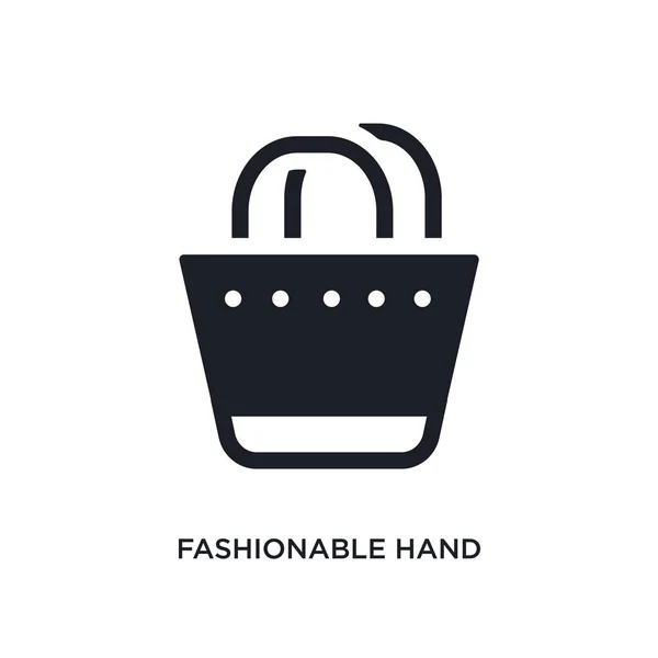 Fashionabla Hand Väska Isolerade Ikon Enkelt Element Illustration Från Kvinna — Stock vektor