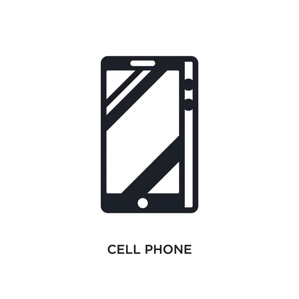 Icono aislado del teléfono celular. ilustración simple elemento de elegir — Archivo Imágenes Vectoriales