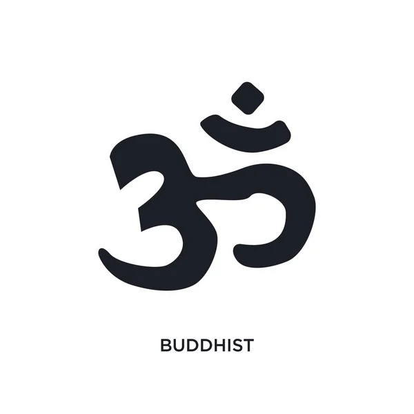 Buddhistische Ikone. einfache Elementillustration aus Indien c — Stockvektor