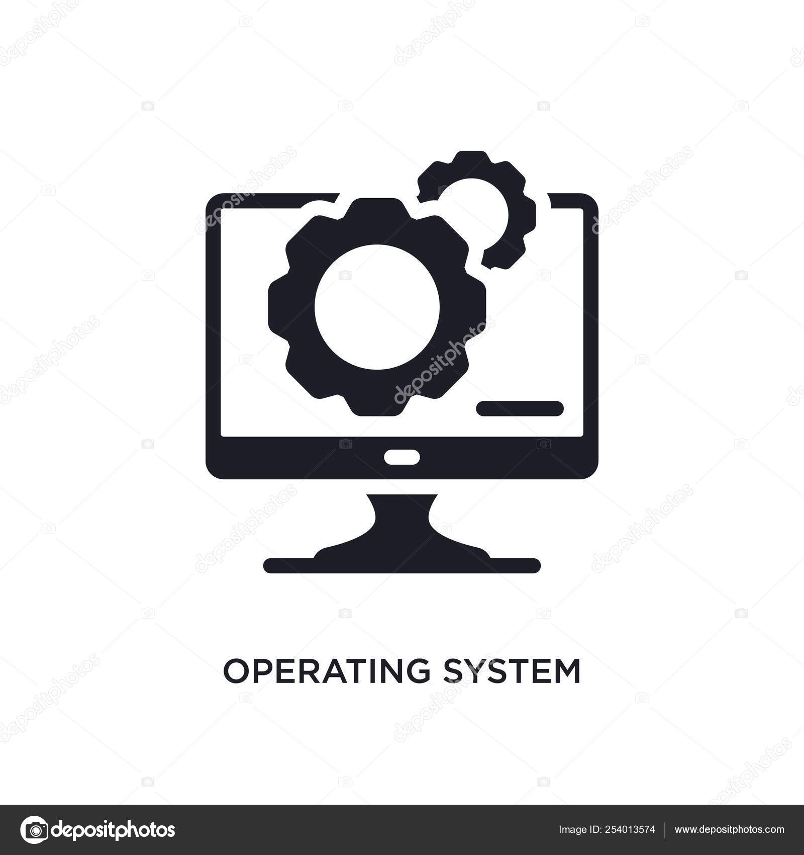Operating System Isolated Icon Simple Element Illustration Electronic