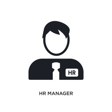 İK Yöneticisi izole simgesi. basit öğe örnek gener