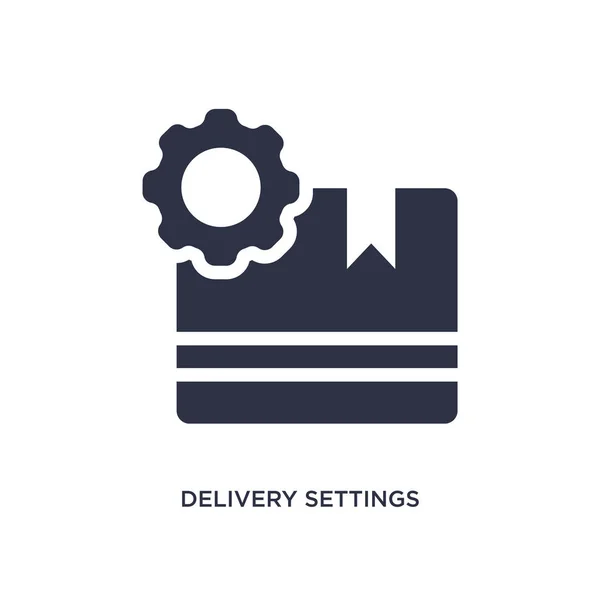 Levering-pictogram van Montages op witte achtergrond. Eenvoudig element illus — Stockvector