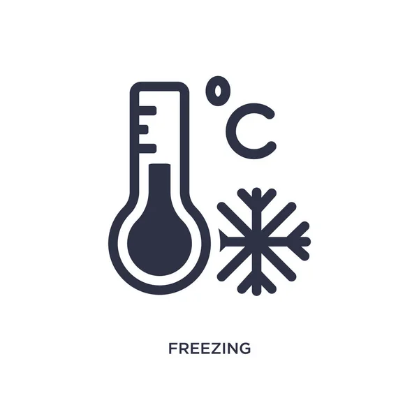 Congelando Icono Aislado Elemento Simple Ilustración Del Concepto Del Tiempo — Vector de stock