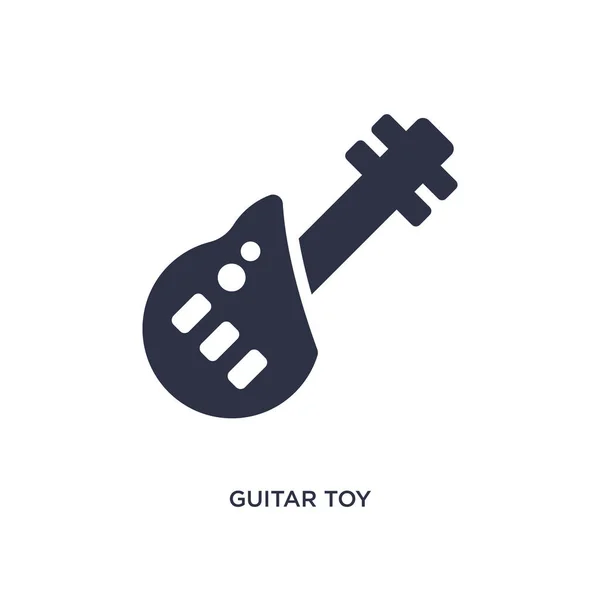 Gitarr Leksak Ikonen Enkelt Element Illustration Från Leksaks Konceptet Gitarr — Stock vektor