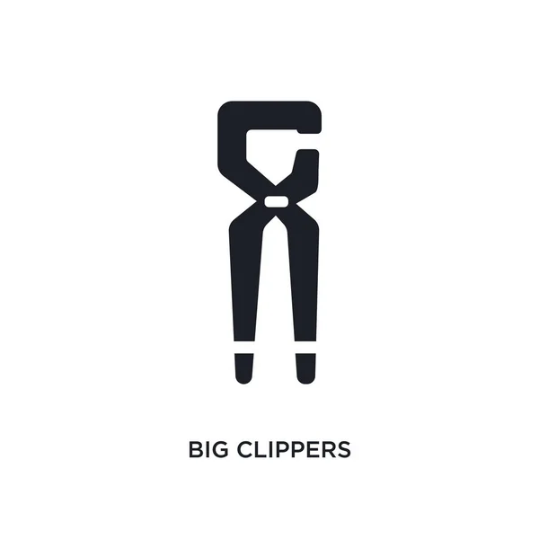 Stora clippers isolerade ikonen. enkelt element illustration från con — Stock vektor