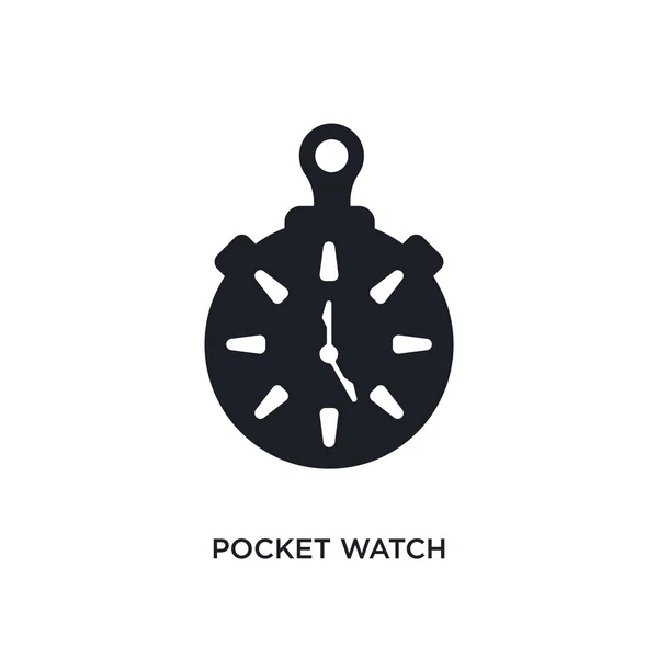 Orologio da tasca icona isolata. elemento semplice illustrazione da lux — Vettoriale Stock