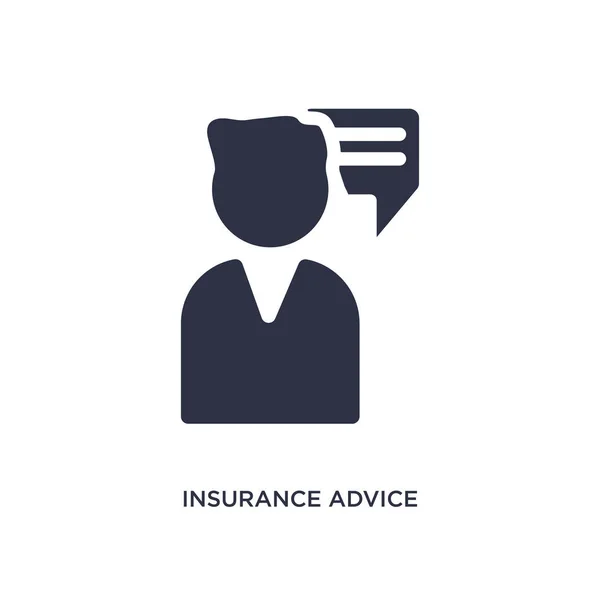 Insurance Advice Icon Simple Element Illustration Insurance Concept Insurance Advice — Stock Vector