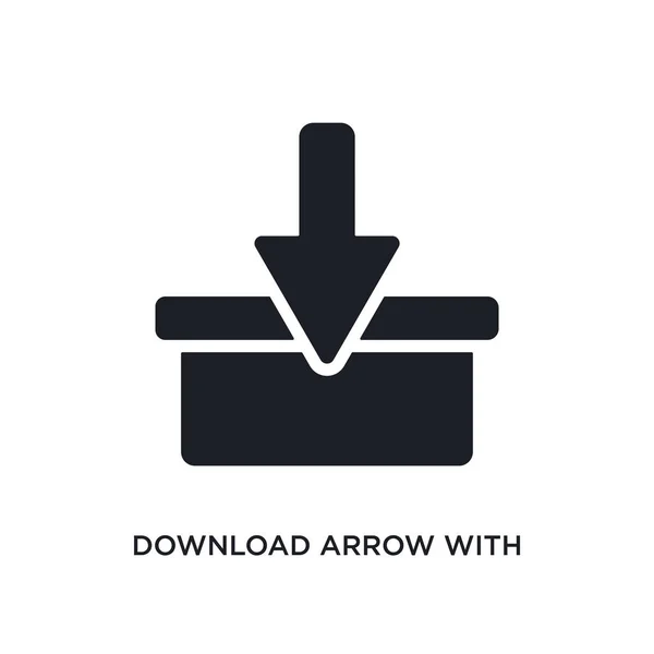 Download Arrow Bar Isolated Icon Simple Element Illustration Ultimate Glyphicons — Stock Vector