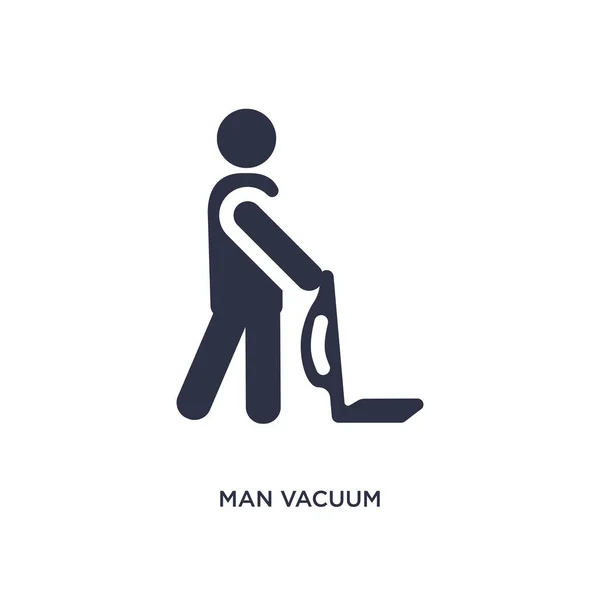 Hombre Vacío Aislado Icono Ilustración Elementos Simples Del Concepto Comportamiento — Vector de stock