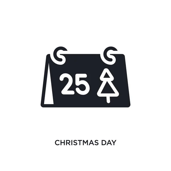 Рождественский День Изолированная Икона Простая Иллюстрация Элемента Иконок Зимней Концепции — стоковый вектор