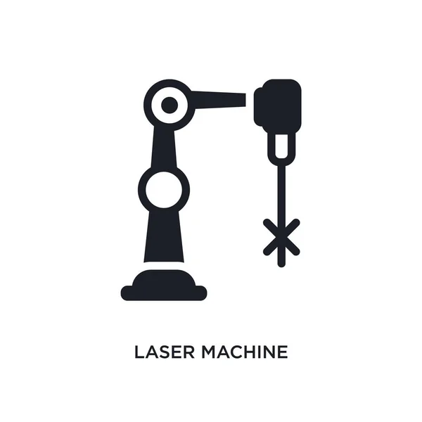 Laser ikona na białym tle maszyny. prosty element ilustracja z el — Wektor stockowy